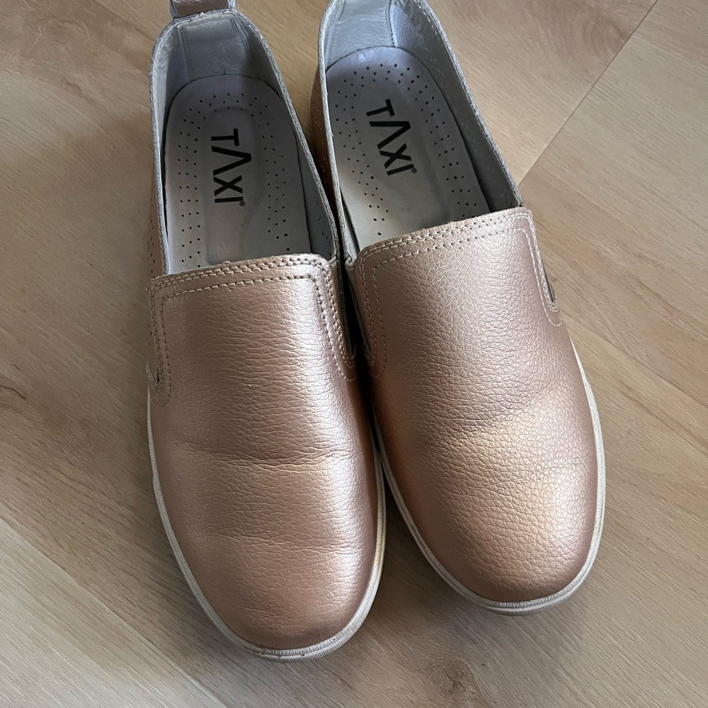 Rose Gold Slip-On Shoes